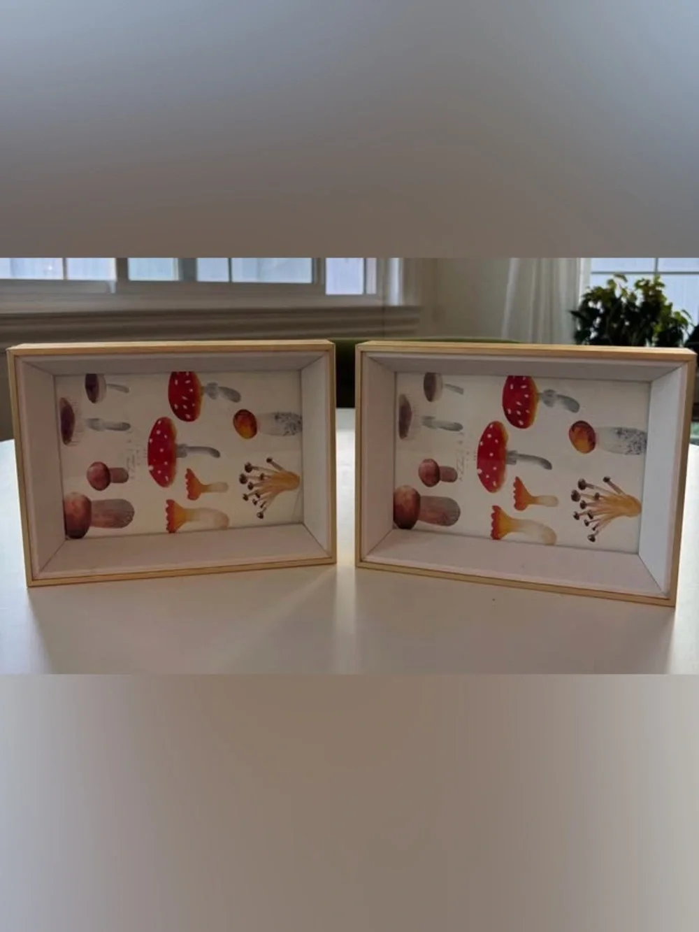 New - Set of Two Gold 5 x 7 Azzure Home Picture Frames